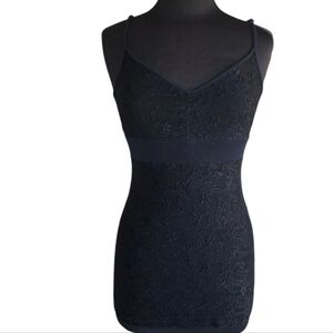 Vintage Y2K Elena Vibes Lace Guess Camisole Black Lace Tank Top